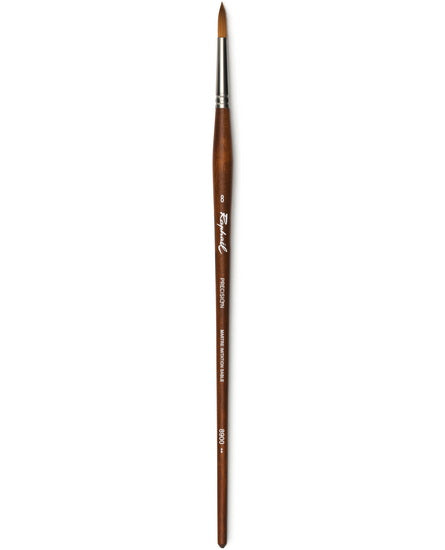 Acrylic paintbrush - synthetic - precision - round #8