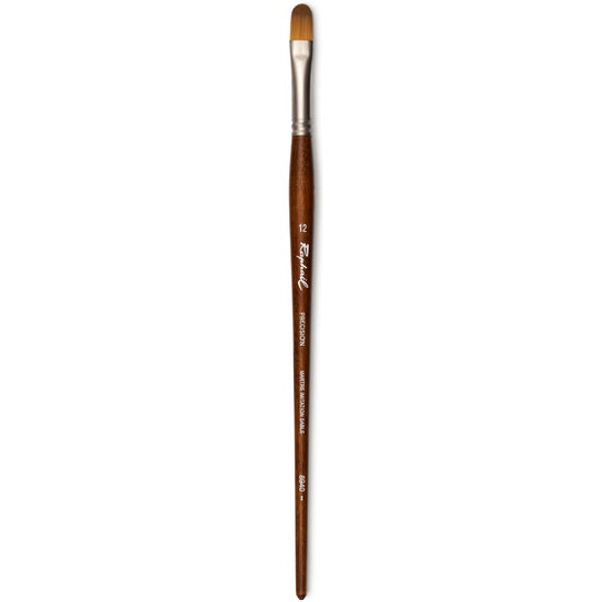 Acrylic paintbrush - synthetic - precision - filbert #12