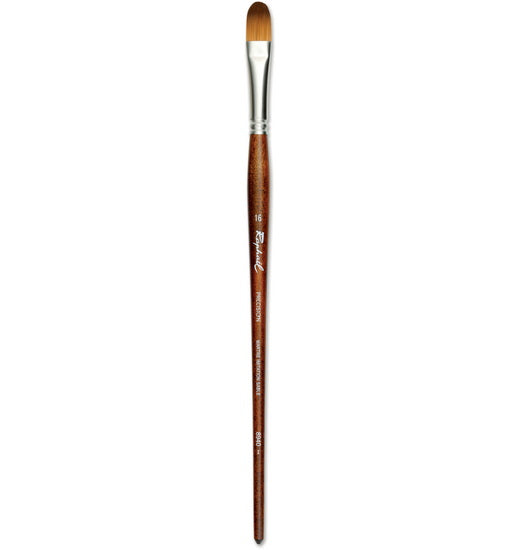 Acrylic paintbrush - synthetic - precision - filbert #16