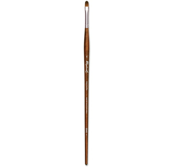 Acrylic paintbrush - synthetic - precision - filbert #4