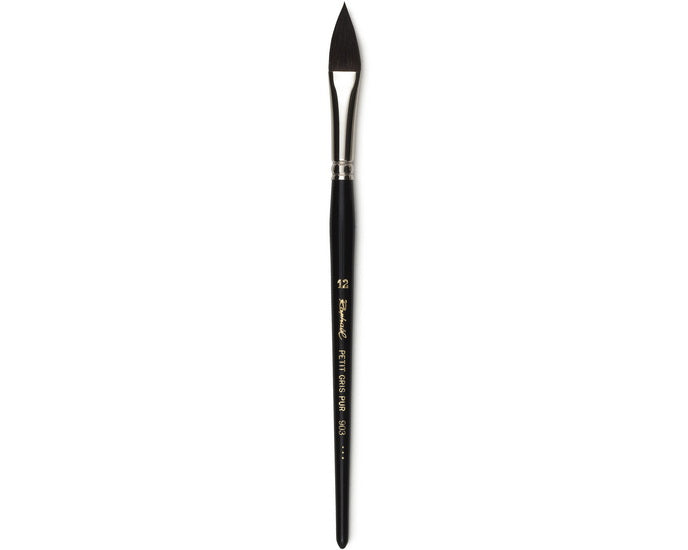 Watercolor brush - kazan squirrel - oval skywash#12