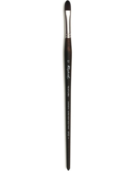 Acrylic paintbrush - synthetic - textura - worn round #12