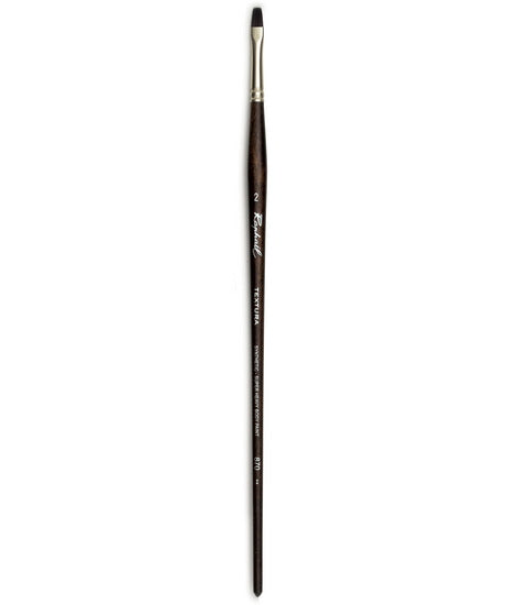 Acrylic paintbrush - synthetic - textura - short flat #2