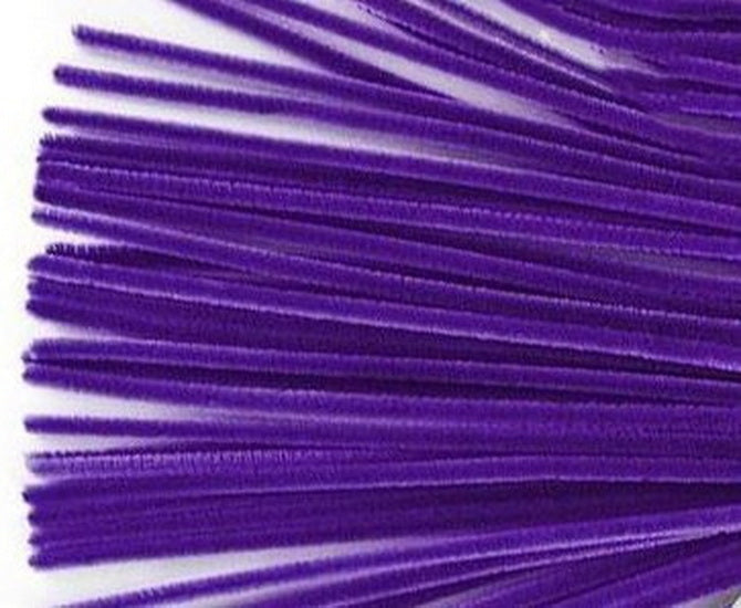 Package of 100 Pipe Cleaners - PURPLE