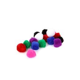 Pompons 2,54 cm - noir