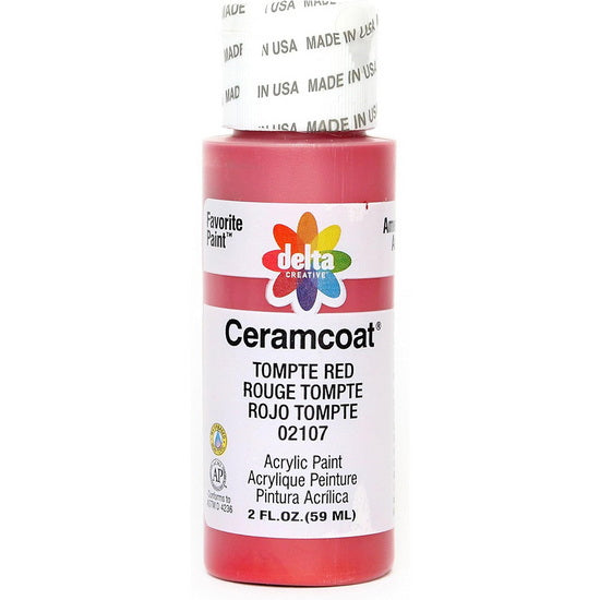 Ceramcoat Acrylic Tompte Red- 60ml