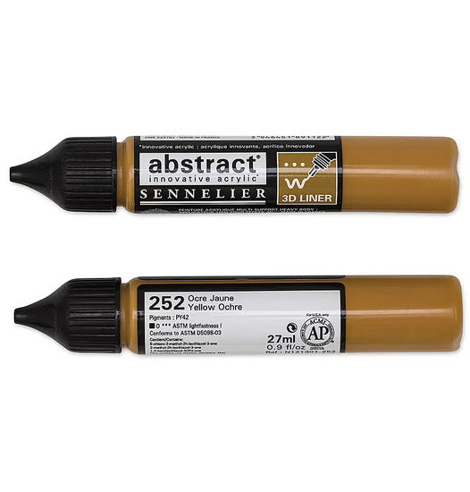 Acrylic marker - abstract - 27ml - yellow ochre