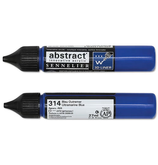 Acrylic marker - abstract - 27ml - ultramarine blue