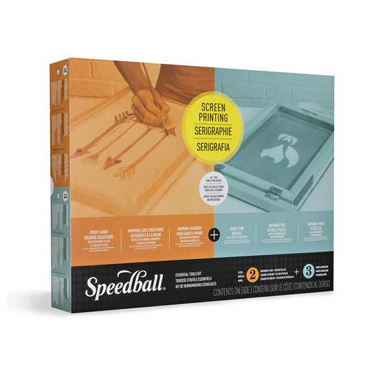 Essential screen printing tools set