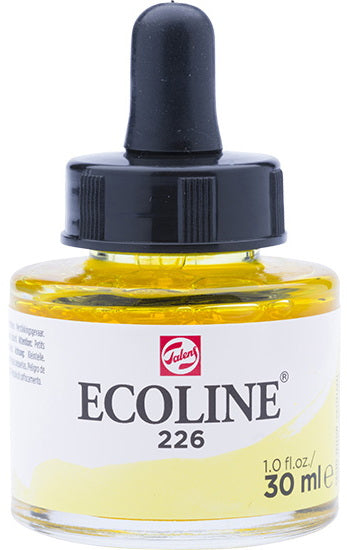 Ecoline Watersoluble Ink  Pastel Yellow-30ML