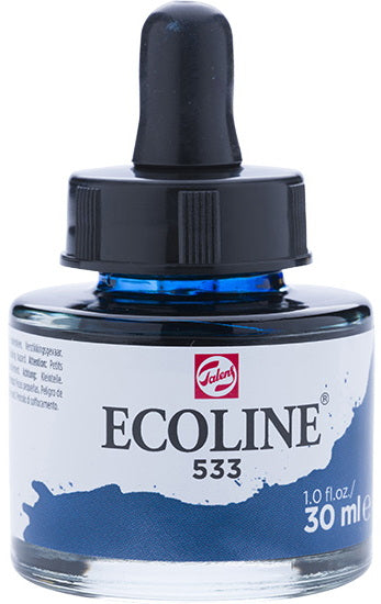 Ecoline Watersoluble Ink  Indigo-30ML