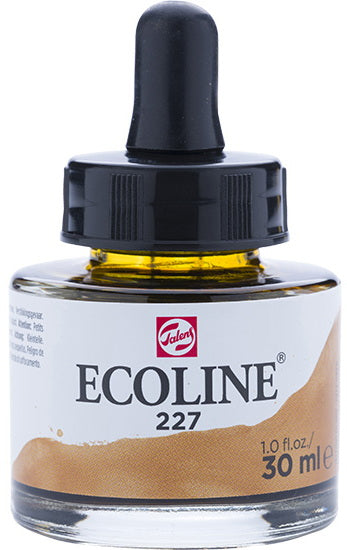 Ecoline Watersoluble Ink  Yellow Ochre-30ML