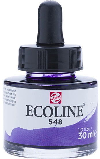 Ecoline Watersoluble Ink  Blue Violet-30ML