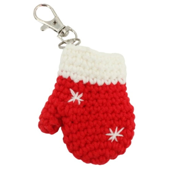 Porte-clés mitaine tricot