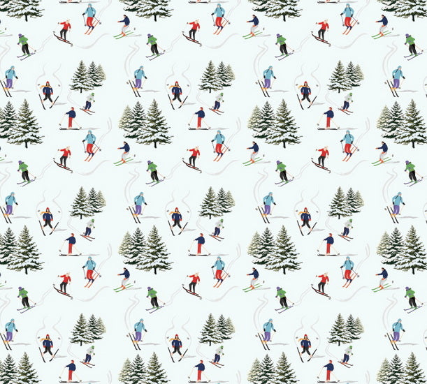 Rouleau skieurs