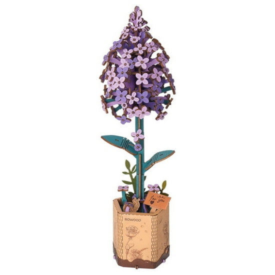 Wooden Flower Lilac