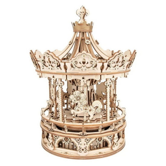 DIY Wooden Music Box - Romantic Carousel