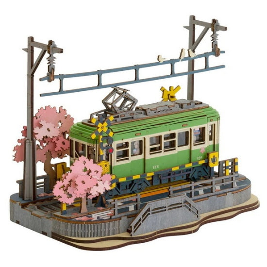 Train fleur cerisier à bricoler