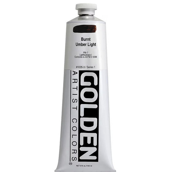 Acrylic heavy body - 5 oz  burnt umber light  s1