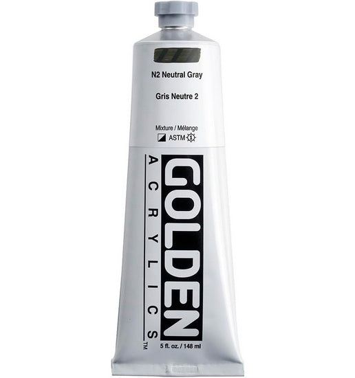 Acrylic heavy body - 5 oz  neutral gray #2  s1