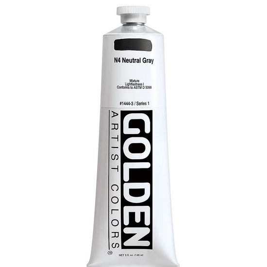 Acrylic heavy body - 5 oz  neutral gray #4  s1