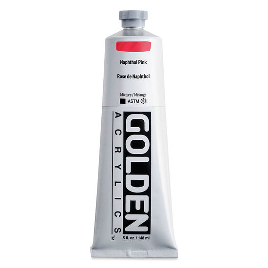 Acrylic heavy body - 5 oz  naphthol pink  s2