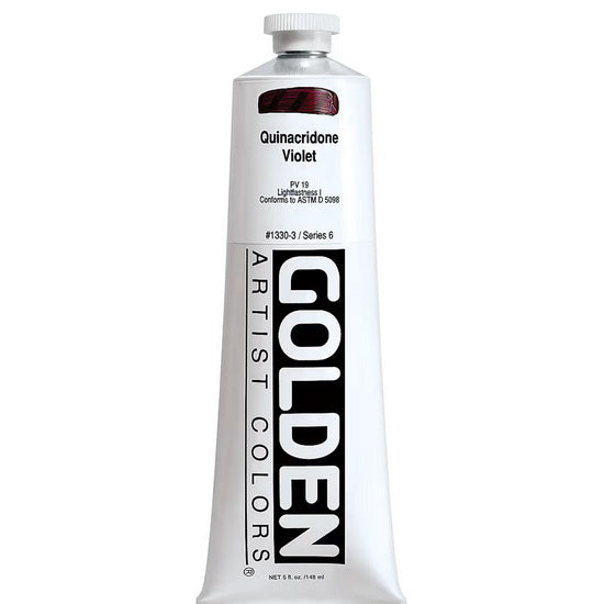 Acrylic heavy body - 5 oz  quinacridone violet  s6