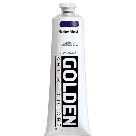 Acrylic heavy body - 5 oz  medium violet s6