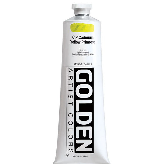 Acrylic heavy body - 5 oz  cadmium primrose yellow  s7
