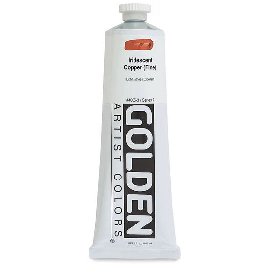 Acrylic heavy body - 5 oz  iridescent copper fine  s7