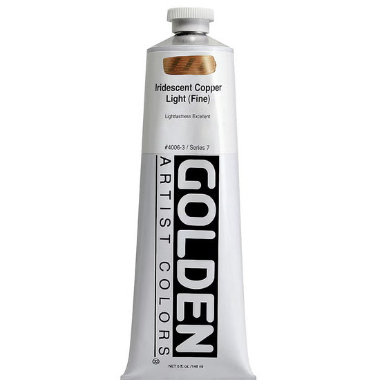 Acrylique haute viscosité - 5 oz  cuivre irid. clair fin  s7