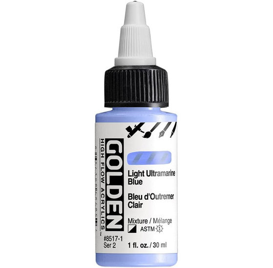 Acrylic high flow - 1 oz  light ultramarine blue  s2