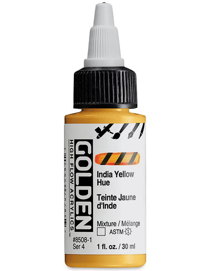 Acrylic high flow - 1 oz  indian yellow hue  s4