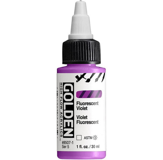 Acrylic high flow - 1 oz  fluorescent violet  s5