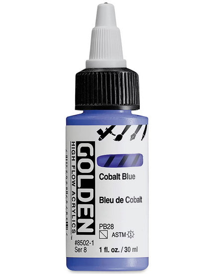 Acrylic high flow - 1 oz  cobalt blue  s8