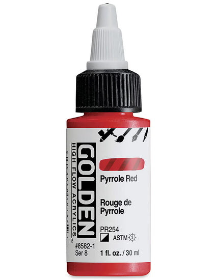 Acrylic high flow - 1 oz  pyrrole red  s8