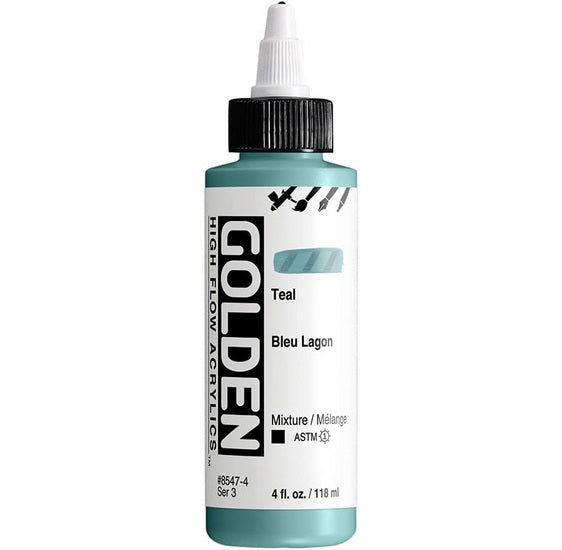 Acrylic high flow - 4 oz  teal  s3