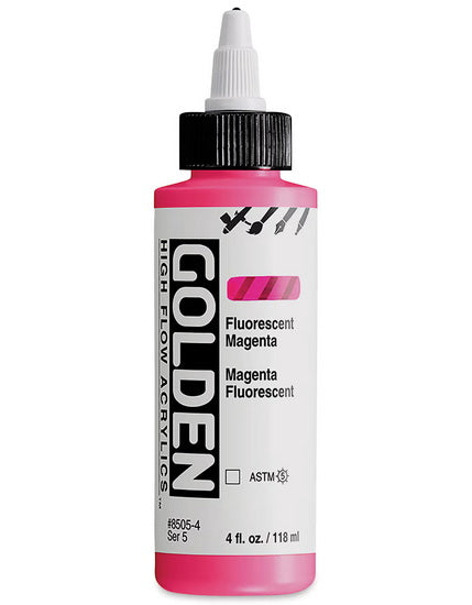 Acrylic high flow - 4 oz  fluorescent magenta  s5