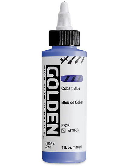 Acrylic high flow - 4 oz  cobalt blue  s8