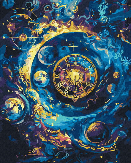Ens. peinture à numéro mystique