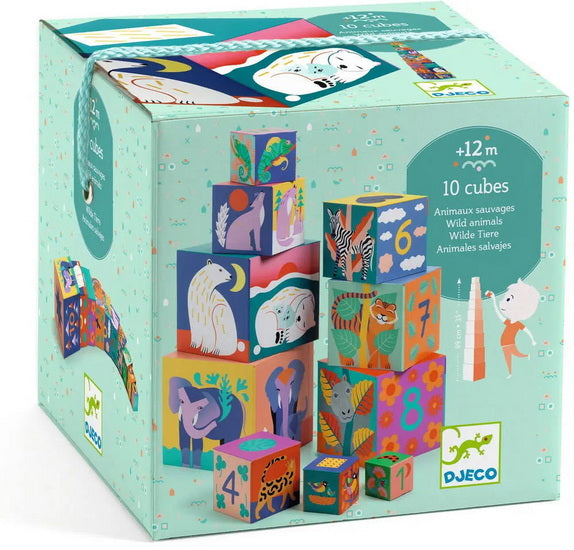 Cubes/animaux sauvages