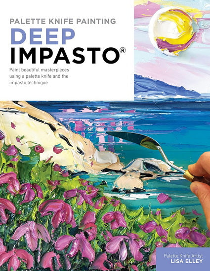Palette knife painting deep impasto
