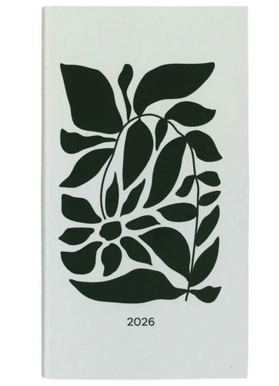 Agenda 2026 Mini-colo Fleurs noires 1s/2p