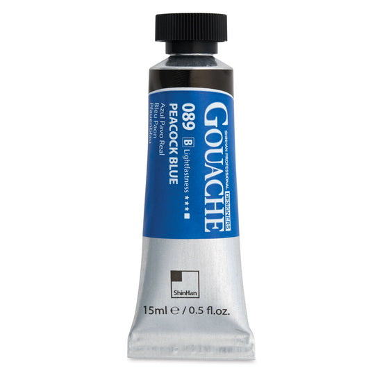 Gouache Designers bleu paon série B - 15ml