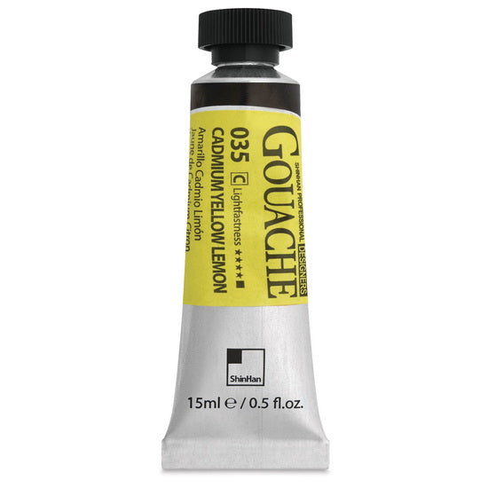 Designers gouache 15ml - cadmium lemon yellow series c