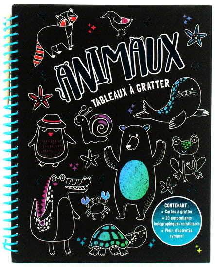 Animaux : tableaux à gratter