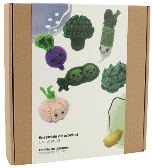Ens. crochet Famille de Légumes