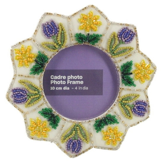 Pearled Photoframe Floral