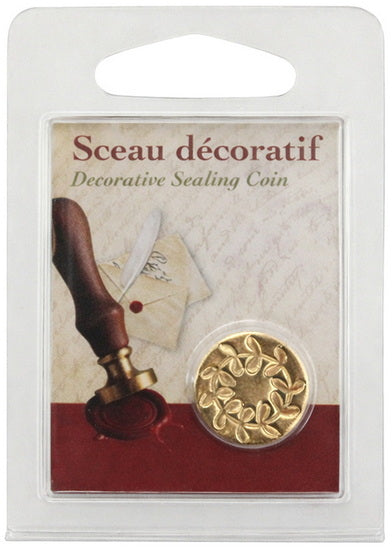 Sceau décoratif feuillage