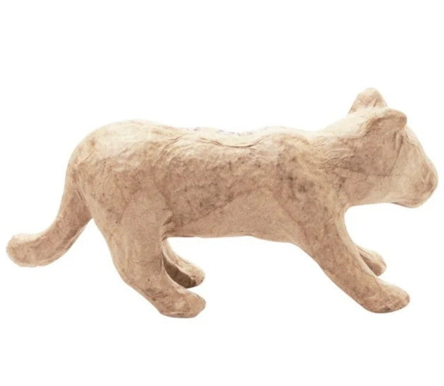 Paper Mache Tiger 6cm